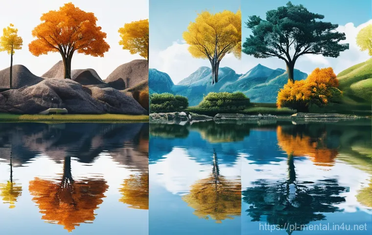정신건강 상담사의 필수 역량 - Here are three image generation prompts in English, designed to be detailed and adhere to all safety...