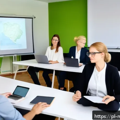 Home 33 정신건강 전문가 직무별 훈련 과정 - A modern mental health training workshop scene set in a bright, contemporary Polish classroom with d...